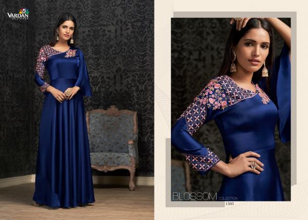 Vardan Navya 15 NX Designer Georgette Embroidery Party Wear Gown 